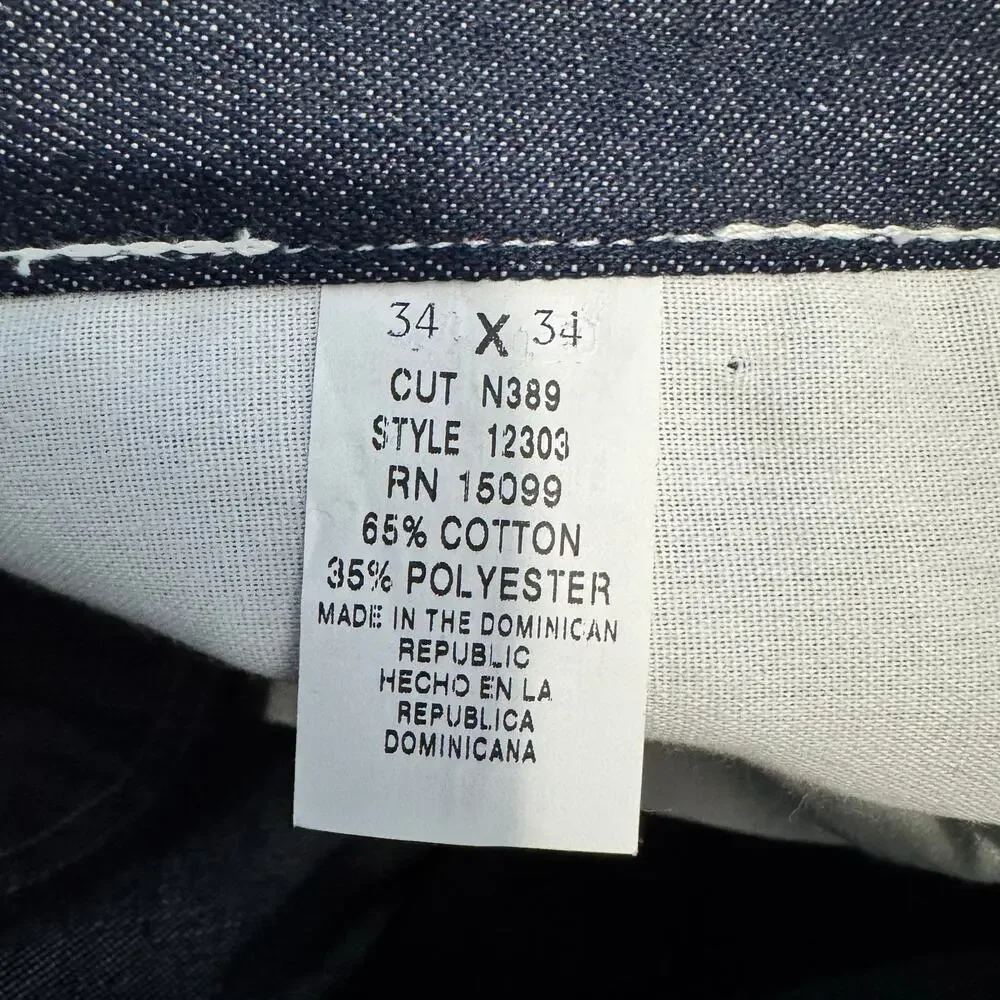 Vintage Roebucks Carpenter Jeans Mens 34x34 Workwear Utility Denim